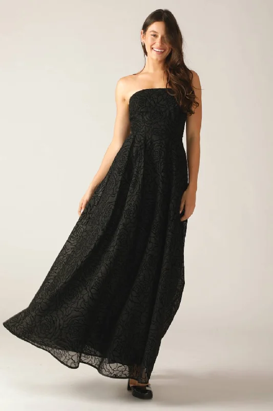 SEARCHING FOR LOVE WOVEN MAXI DRESS