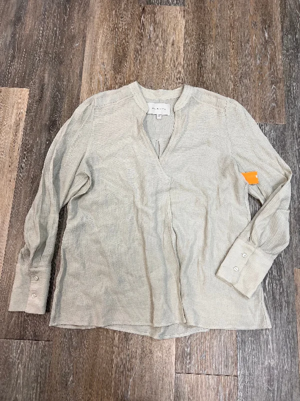 Top Long Sleeve By Brochu Walker In Tan, Size: L