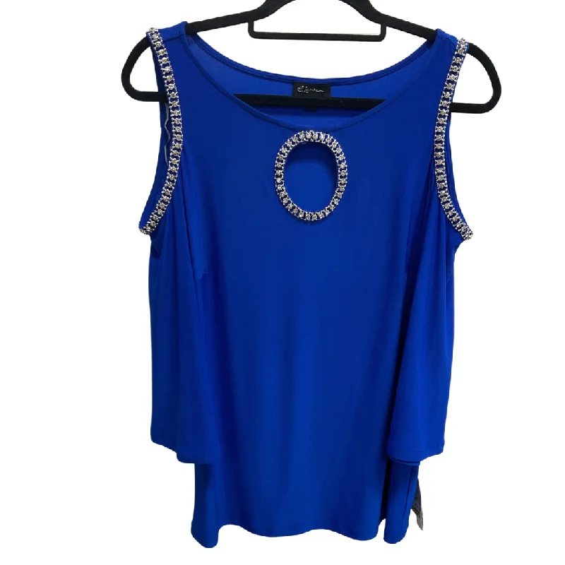 Top Long Sleeve By Clothes Mentor In Blue, Size: M