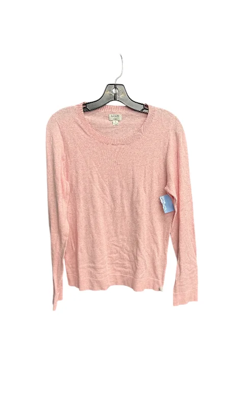 Top Long Sleeve By J. Crew In Pink, Size: M